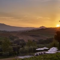 Fonteverde Val dOrcia Panoramic View Sunset