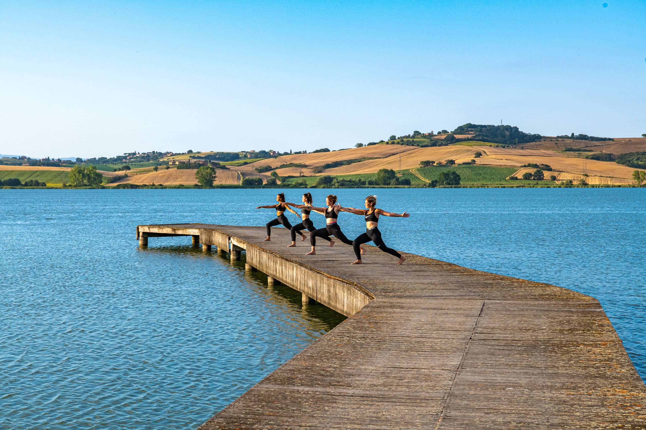 Lago di Chiusi Yoga 15 min 1