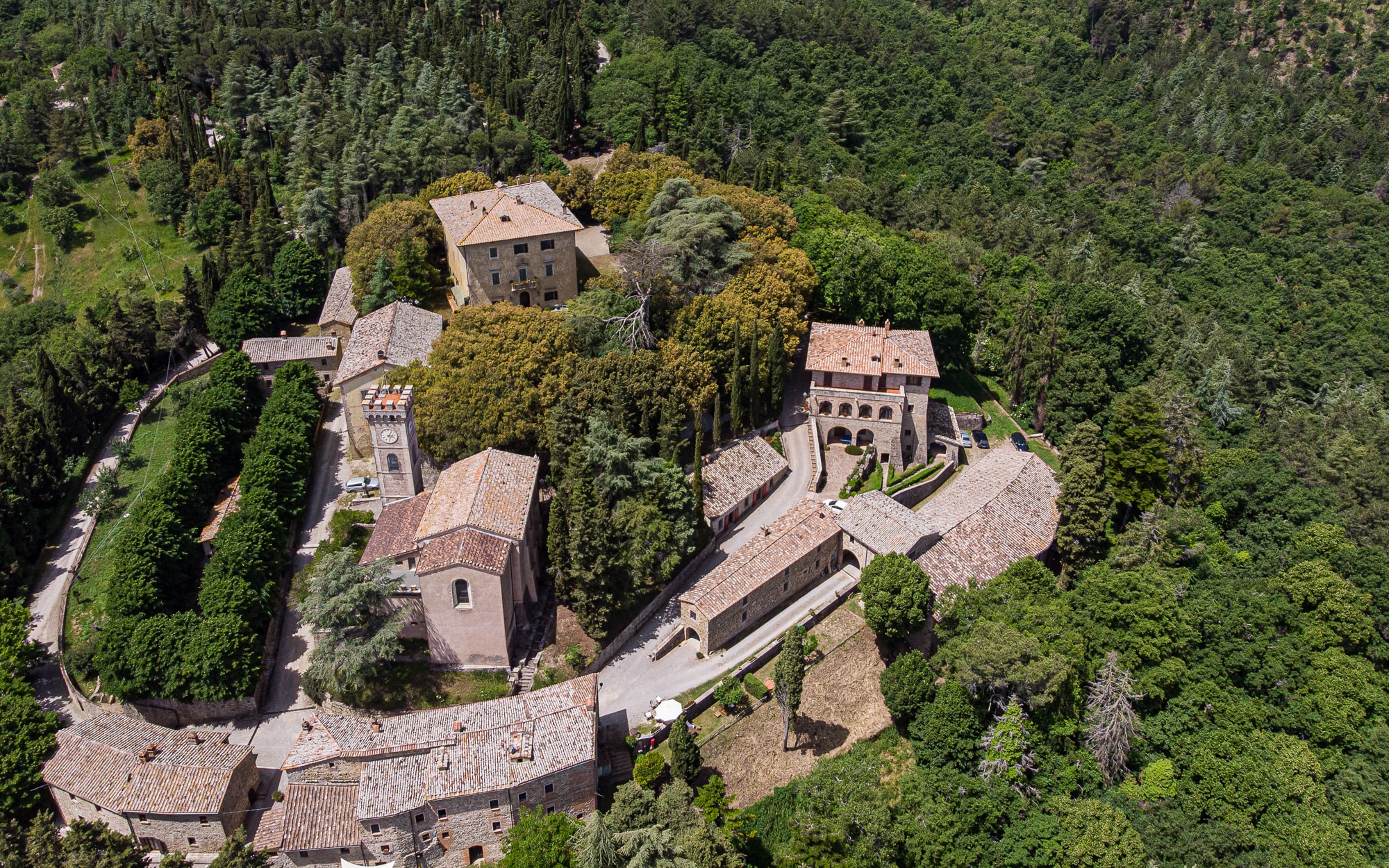 Vista dall'alto camporsevoli