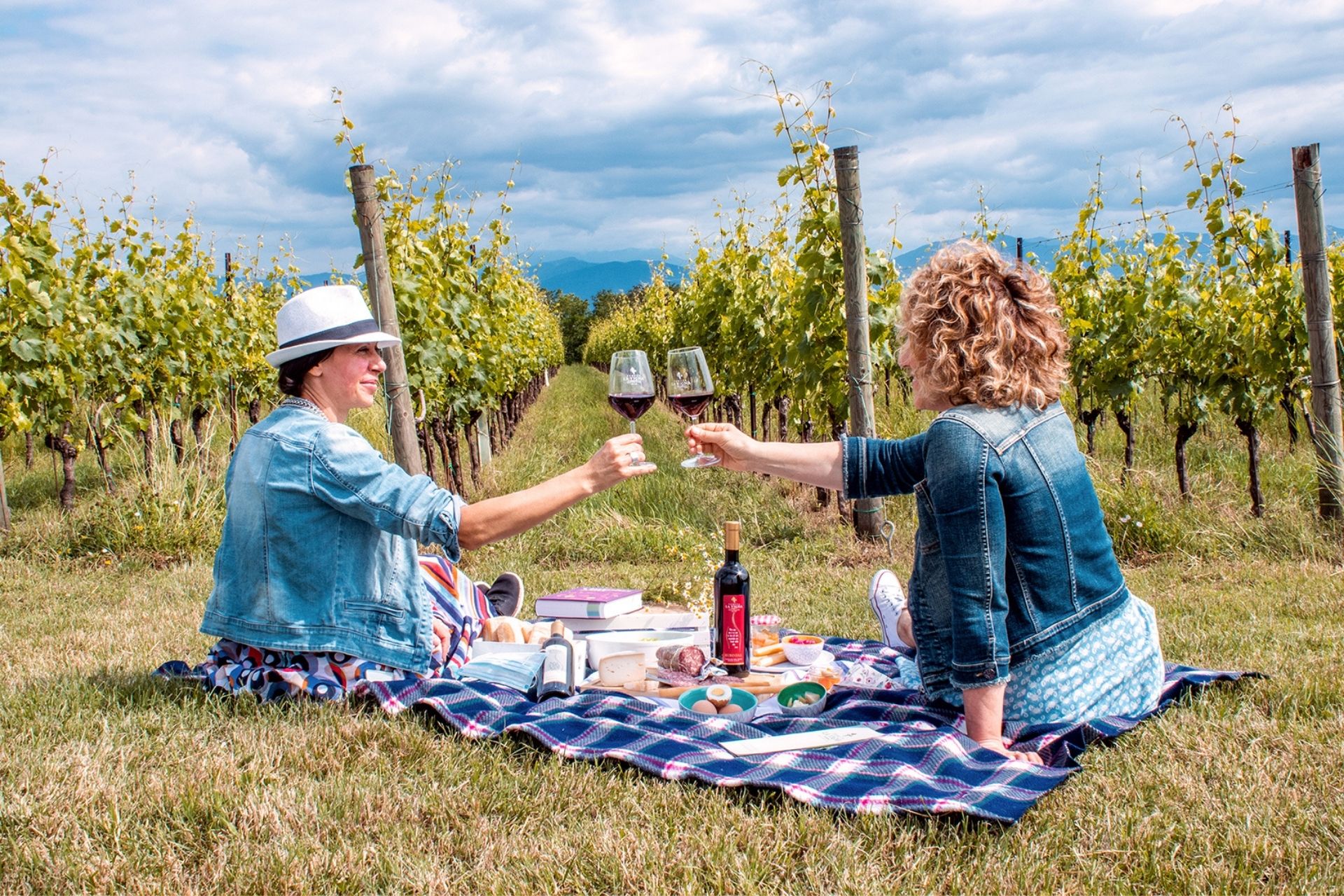 Picnic in vigna a Montepulciano