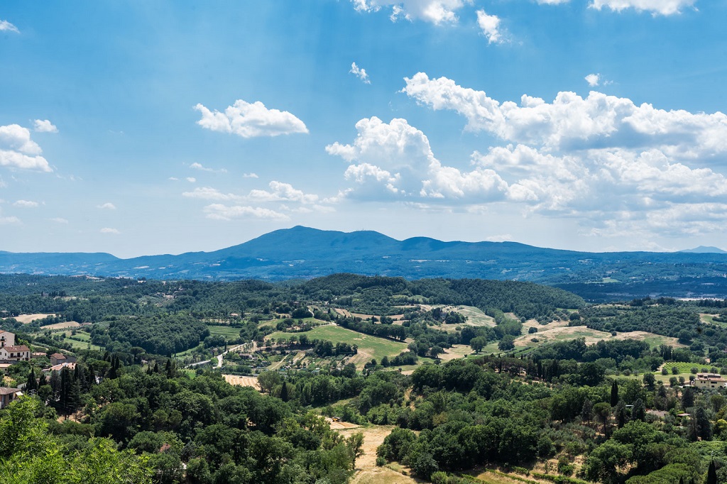 paesaggio valdichiana per proloco strada