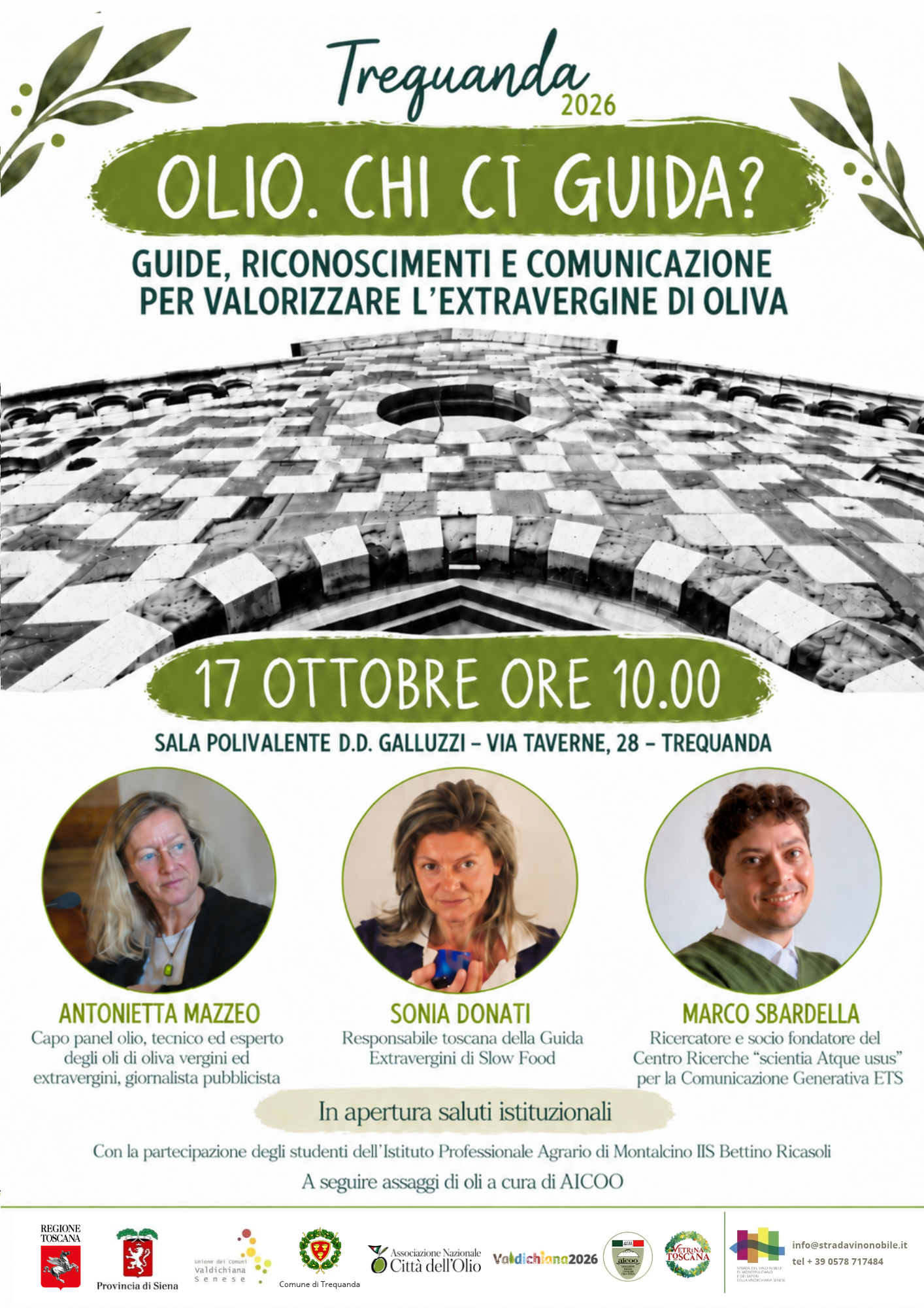 Locandina Convegno Olio Trequanda 17 ottobre 2026